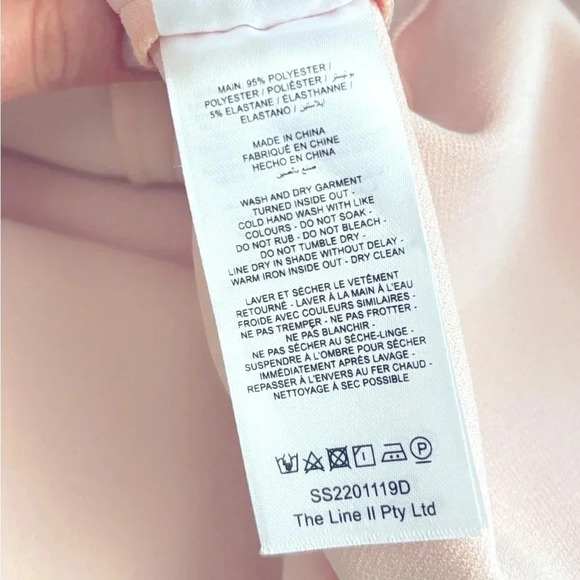 NWT Significant Other Flounce Hem One Shoulder Tori Dress in Blush Pink Size 2 - Picture 8 of 8